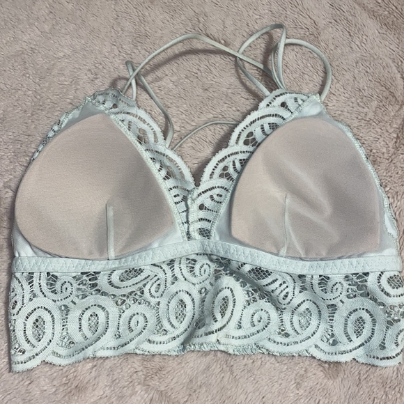 Pink by Victoria Secret Mint Shiney Bralette - Picture 3 of 4